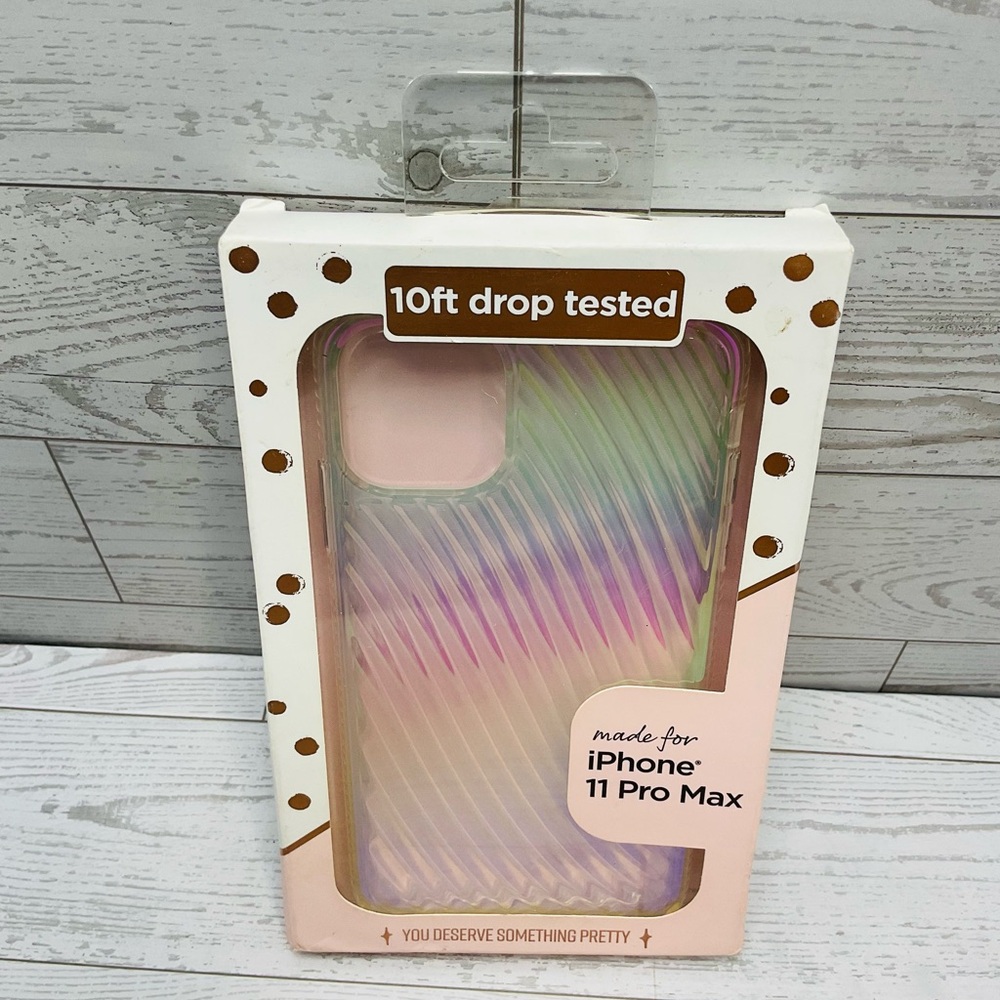 iPhone 11 Pro Max Iridescent Pink Gradient Phone Case
